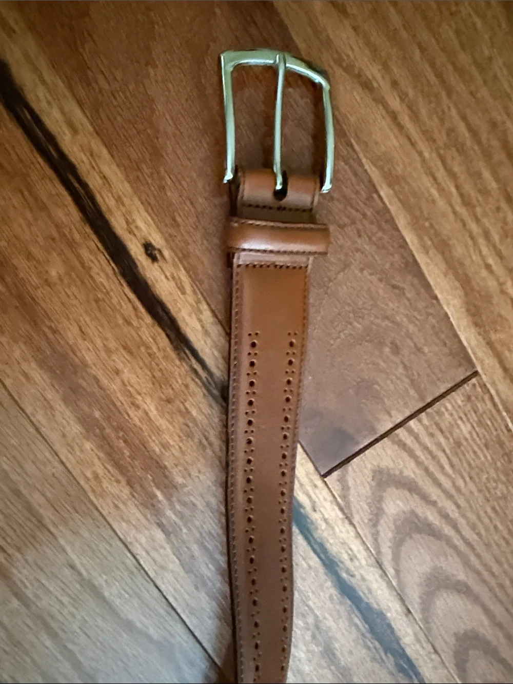 Allen Edmonds Classic Brown Leather Men's Belt